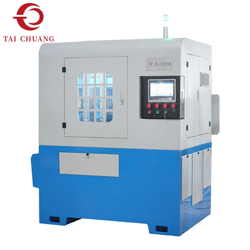 বাদাম ট্যাপিং মেশিনের মাধ্যমে চারটি স্পিন্ডল পাস